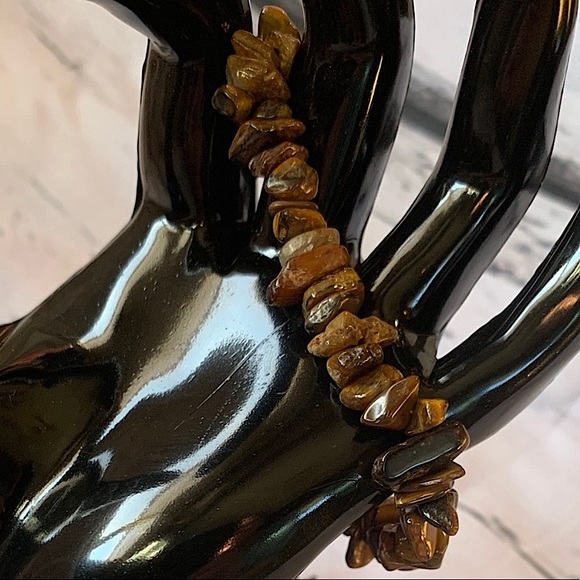 ❗️RESTOCKED Tigers Eye Bracelet • Handmade Tigers Eye Jewelry • Protection Jewel - Picture 3 of 13